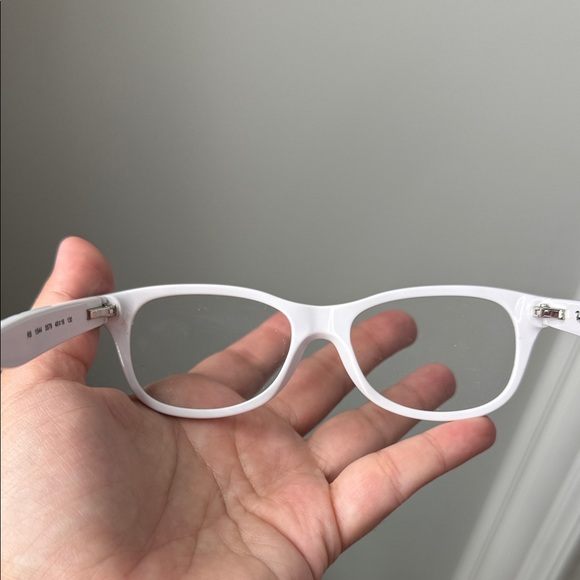 Ray-Ban Black and White Eyeglasses - Picture 4 of 9